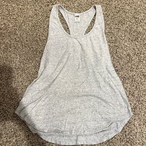 PINK Victoria's Secret Light Gray Tank Top